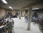 vélos en vrac au sous-sol d'Arcole