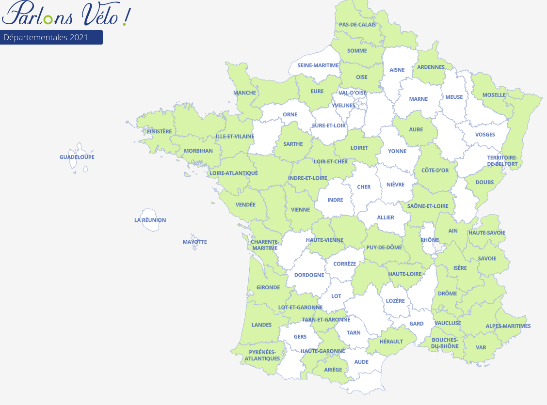 Comparatif Cartographique des engagements des candidats aux elections départementales 2021