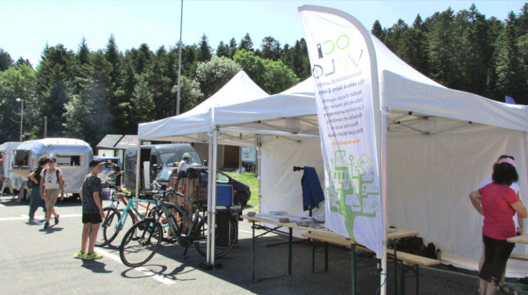 Stand d'Ocivélo au Bike and fourme 2023