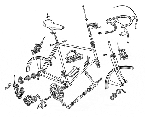 Grand démontage de vélo