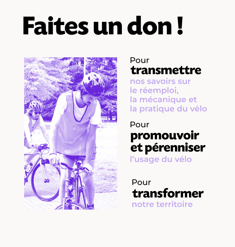 Vélo discount à donner